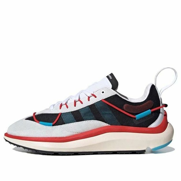 adidas アディダス メンズ スニーカー  【adidas Y-3 Shiku Run \u0027White Red Cyan\u0027 FX1414】  大いさ US_10.5(28.5珊) スニーカー-メンズ靴