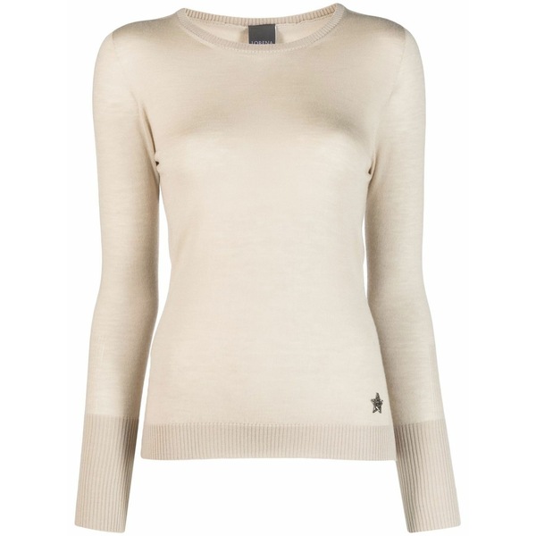 ロレーナアントニアッツィ レディース 編み物\u0026プルオーバー アウター Slim-fit cashmere jumper Neutrals