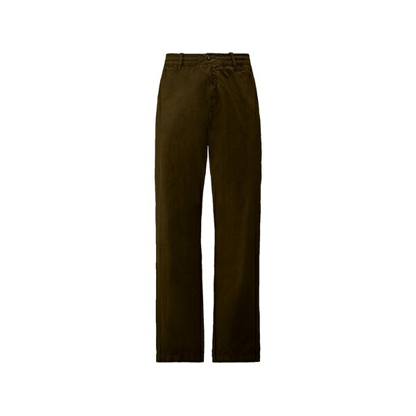 シーピーカンパニー メンズ 心地好いズボン下 ボトムス Elasticated-waist belt-loop trousers Brown