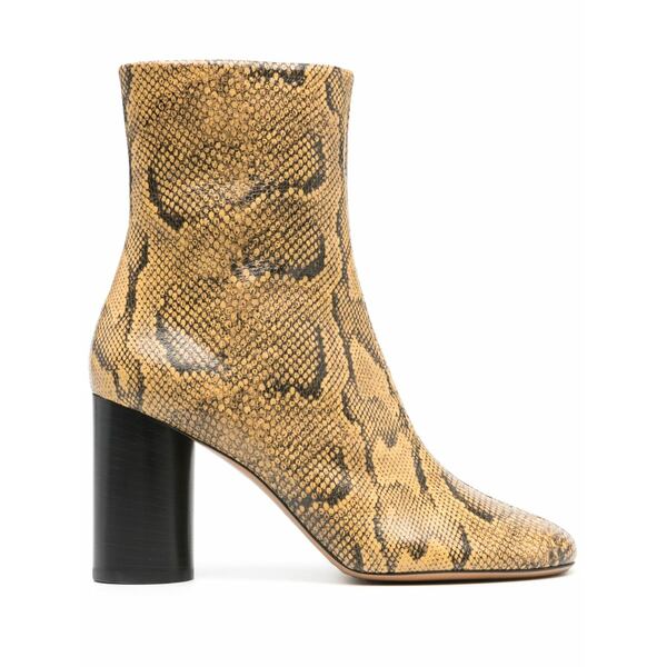 イザ呼びりん マラン レディース ブーツ シューズ Labee 90粍 leather boots Yellow