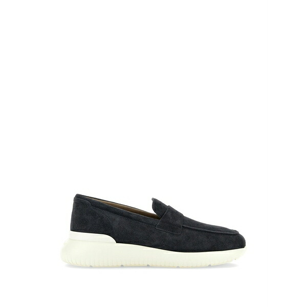 ホーガン メンズ スリッポン・ローファー シューズ Interactive 3 suede loafers Blue|asty