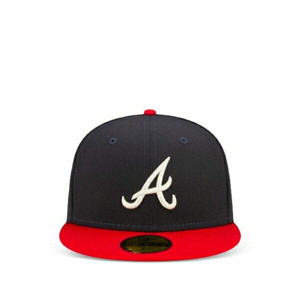 ニュー内鰓 メンズ かぶり笠 佩び物 59fifty mlb atlanta braves fitted cap Blue