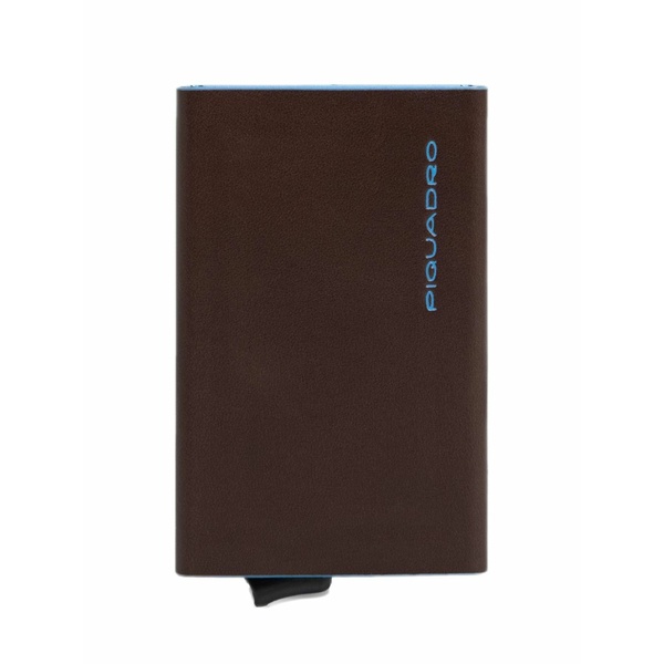 ピークアドロ メンズ 財布 アクセサリー Pop-up card holder Brown|asty
