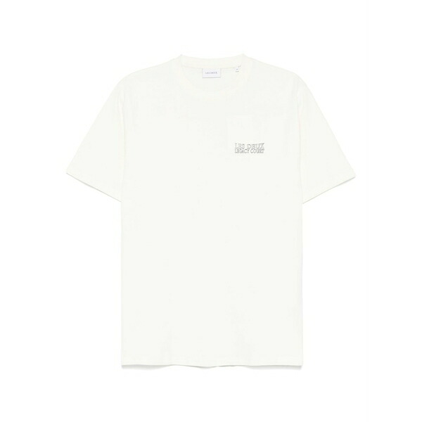 レ ドゥ メンズ Tシャツ トップス Atlas t-shirt Neutrals|asty