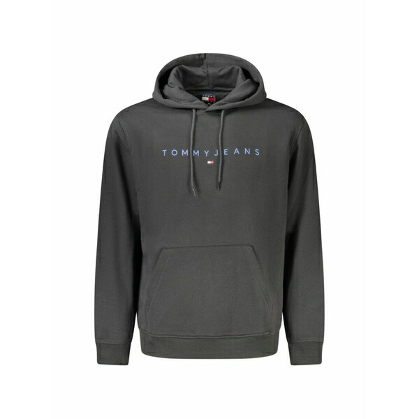 トミー ヒルフィガー メンズ パーカー・スウェットシャツ アウター Logo-print hoodie Grey