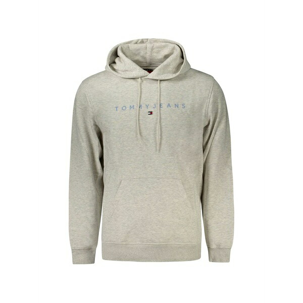 トミー ヒルフィガー メンズ パーカー・スウェットシャツ アウター Logo-print drawstring hoodie Neutrals