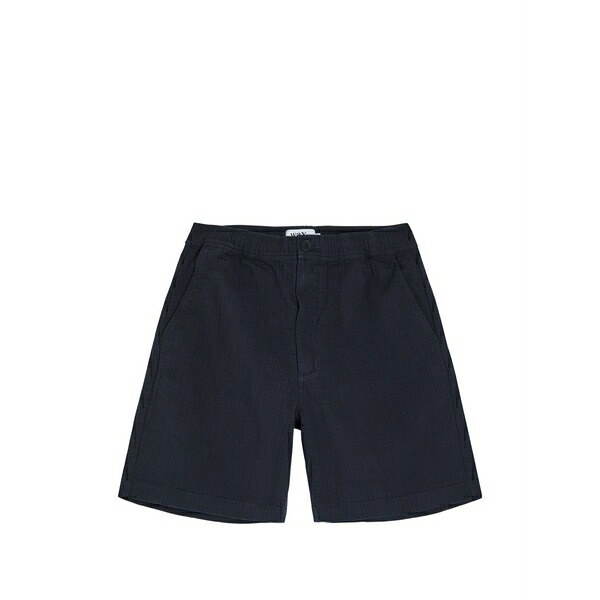 蝋涙英国の首都 メンズ 心地好いズボン下 ボトムス Kurt button textured shorts Blue