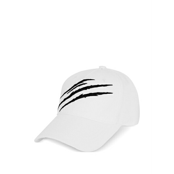飾り気の無い運動競技 メンズ かぶり笠 付属品 Logo-embroidery baseball cap White