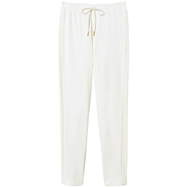 ツイン仕掛ける レディース 心地好いズボン下 ボトムス Knitted trousers White
