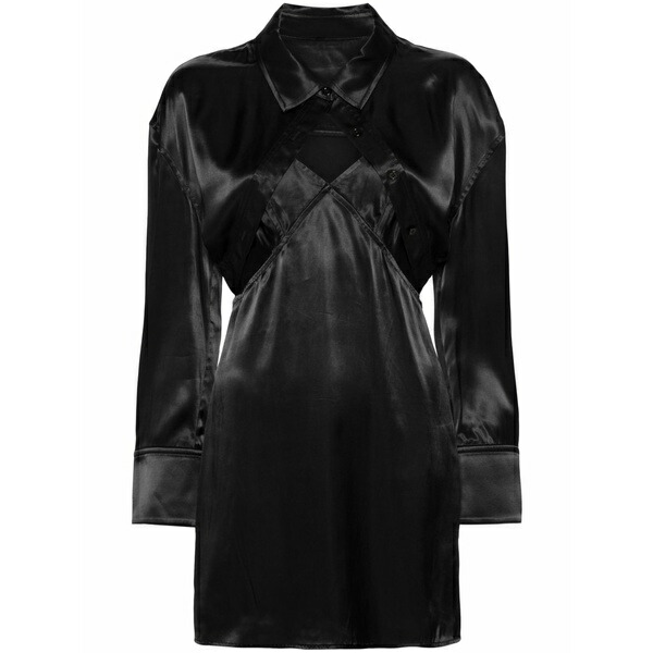 アレキサンダーワン レディース 衣装 トップス Satin slip dress Black