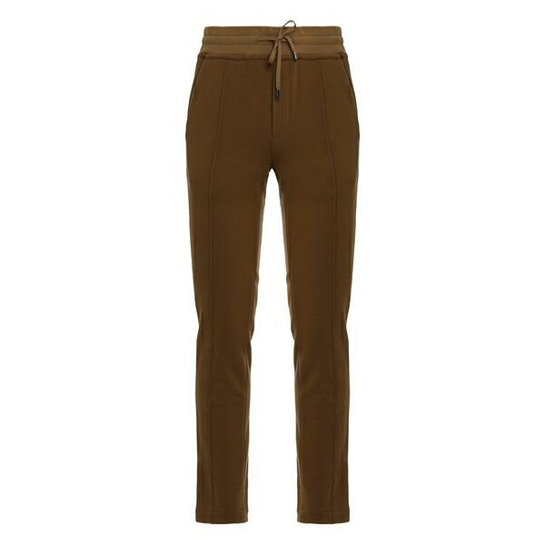 ムーレー メンズ 心地好いズボン下 ボトムス Drawstring track pants Brown