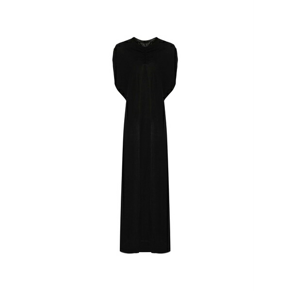 うす暗い運動場 レディース 厚地の外套 アウター Draped panelled coat Black