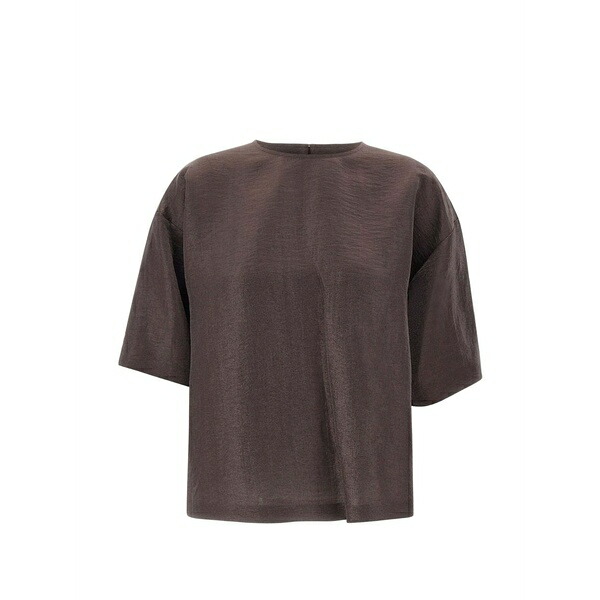 主任者 レディース プルオーバー トップス Short-sleeve blouse Brown