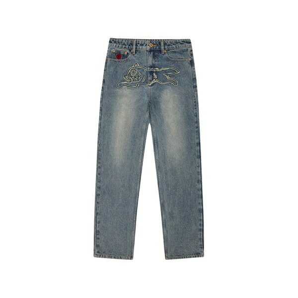 アイスクリーム レディース カジュアルパンツ ボトムス Graphic appliqued jeans Blue｜asty