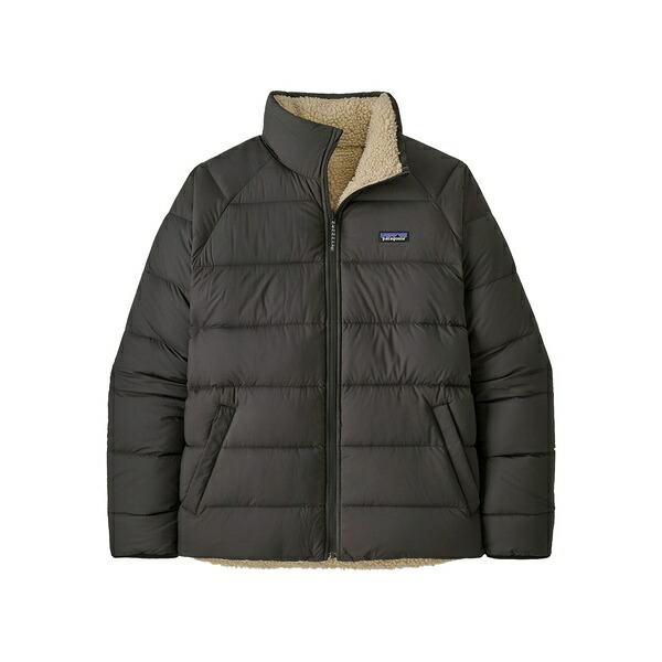 パタゴニア メンズ 上衣＆上衣 アウター Zip-up reversible jacket Black メンズファッション-コート・ジャケット