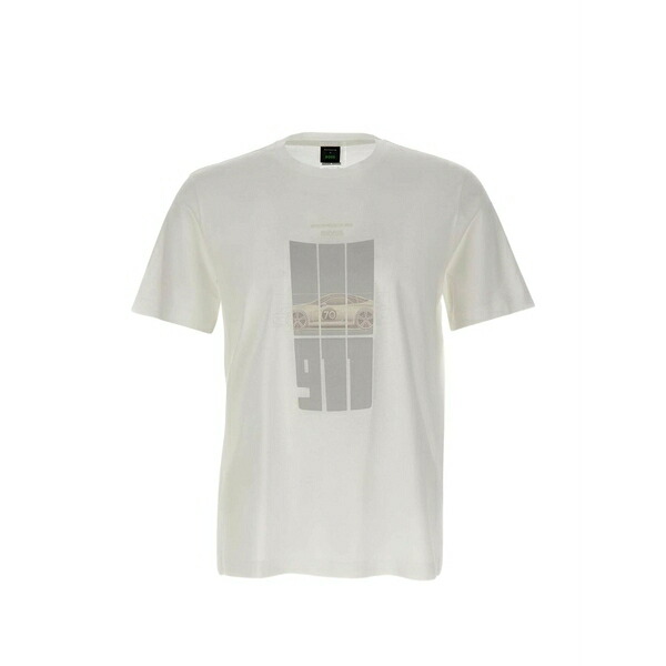 主任者 メンズ プルオーバー トップス X porsche spirit70 grx graphic short-sleeve t-shirt White
