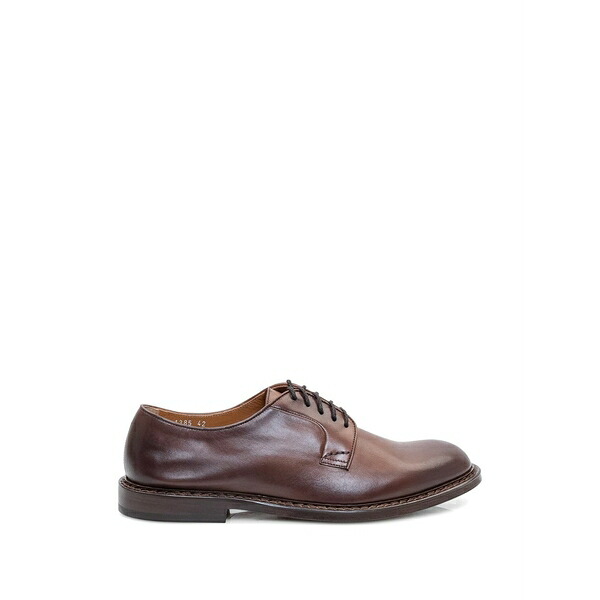 ドンカルズ メンズ 御召しものシューズ シューズ Nappa derby shoes Brown