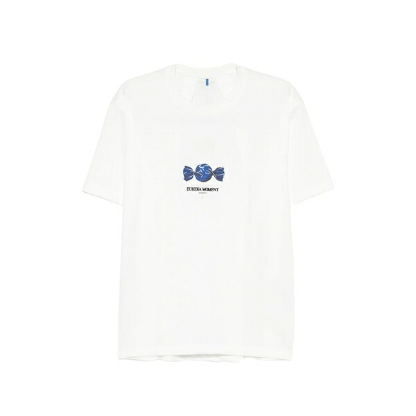 アーダーエラー メンズ Tシャツ トップス Lolly graphic-print t-shirt White|asty