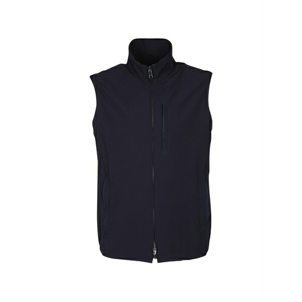 ポールアンドシャーク メンズ ジャケット&ブルゾン アウター Zip sleeveless gilet Blue|asty