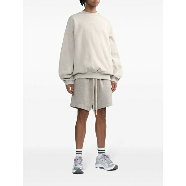エフオージーエッセンシャルズ メンズ パーカー・スウェットシャツ アウター Essentials cotton-blend sweatshirt Grey|asty