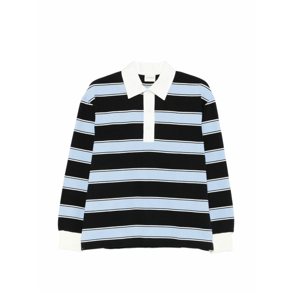 クローズド レディース スポーツシャツ トップス Striped polo top Blue