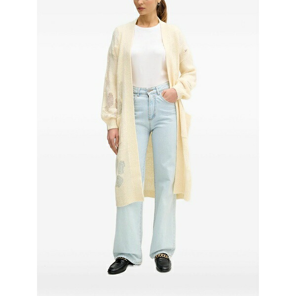 ベネトン  レディース ジレー アウター Pocket patterned knitwear Neutrals