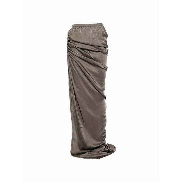 リックオウエンス レディース スコート ボトムス Edfu draped maxi skirt Grey