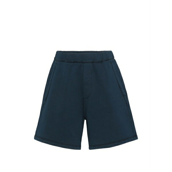ディースクエアード メンズ カジュアルパンツ ボトムス Logo-print track shorts Blue|asty