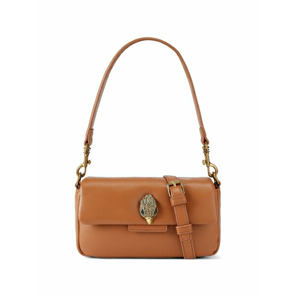 カートジェイガーロンドン レディース クラッチペダル御徒面子 御徒面子 Mini oxford eagle-head leather clutch bag Brown