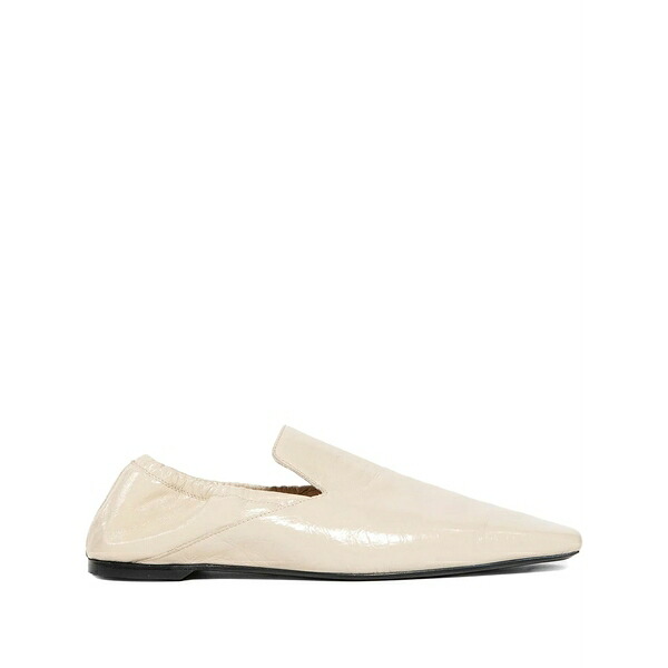 トーテム レディース スリッポン・ローファー シューズ Elasticated-back leather loafers Neutrals
