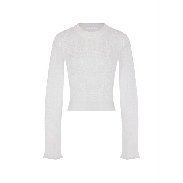 セシリー・バンセン レディース Tシャツ トップス Crew-neck t-shirt White|asty