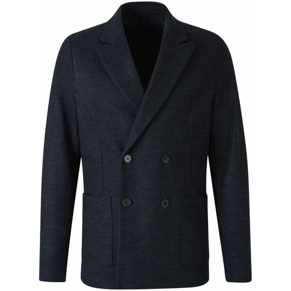 ハリスワーフロンドン メンズ ジャケット＆ブルゾン アウター Double-breasted wool blazer Blue