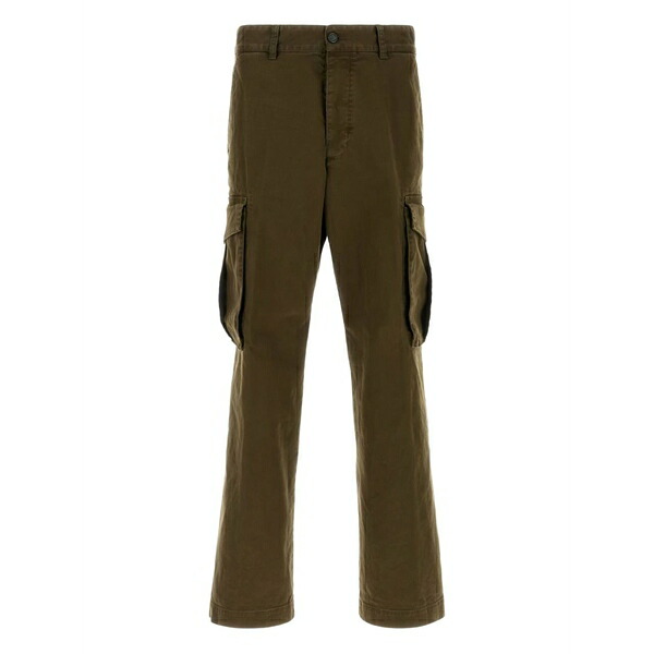 ディースクエアード メンズ カジュアルパンツ ボトムス Stretch-cotton trousers Green｜asty