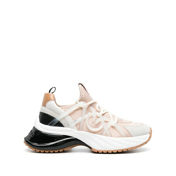 ピンコ レディース スニーカー シューズ Love birds-embellished sneakers Neutrals