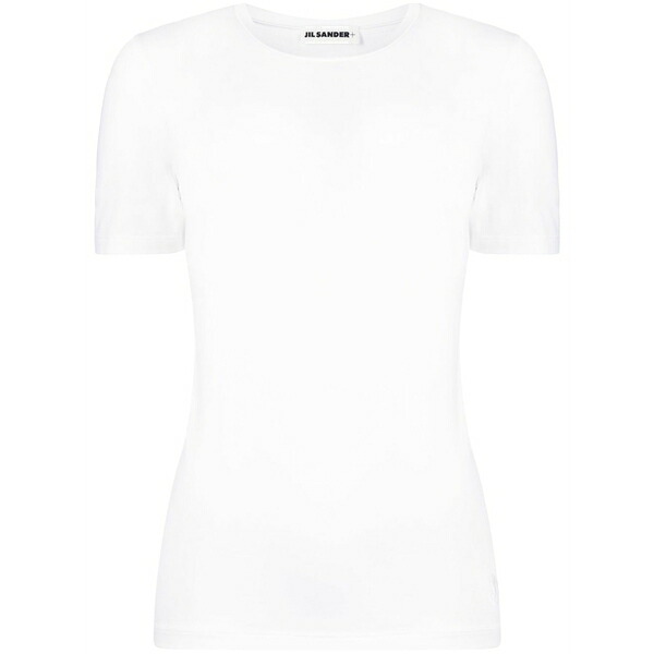 ジル・サンダー レディース Tシャツ トップス Cotton t-shirt White｜asty