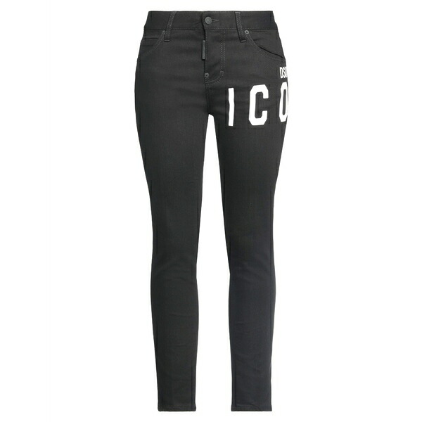 【送料無料】 ディースクエアード レディース デニムパンツ ボトムス Jeans Black｜asty