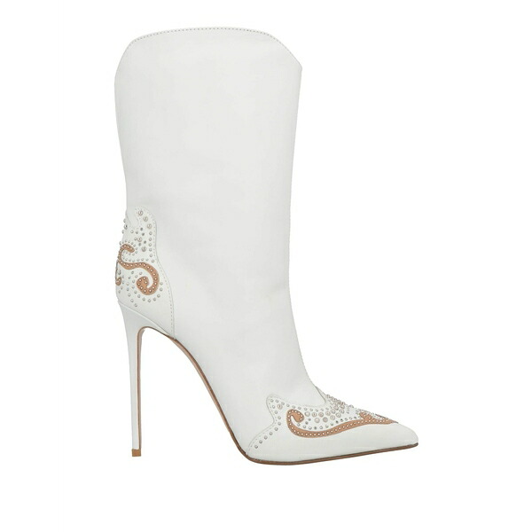 【送料無料】 ル シラ レディース ブーツ シューズ Ankle boots White|asty