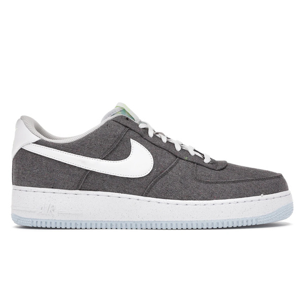 Nike ナイキ メンズ スニーカー  【Nike Air Force 1 Low Recycled Canvas】  大いさ US_M_13 Iron Grey/White-Barely Volt