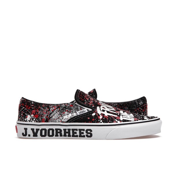 Vans バンズ メンズ スニーカー  【Vans Classic Slip-On Horror Pack Friday the 13th Jason Voorhees】  大いさ US_10(28.0糎) Black/Red/White
