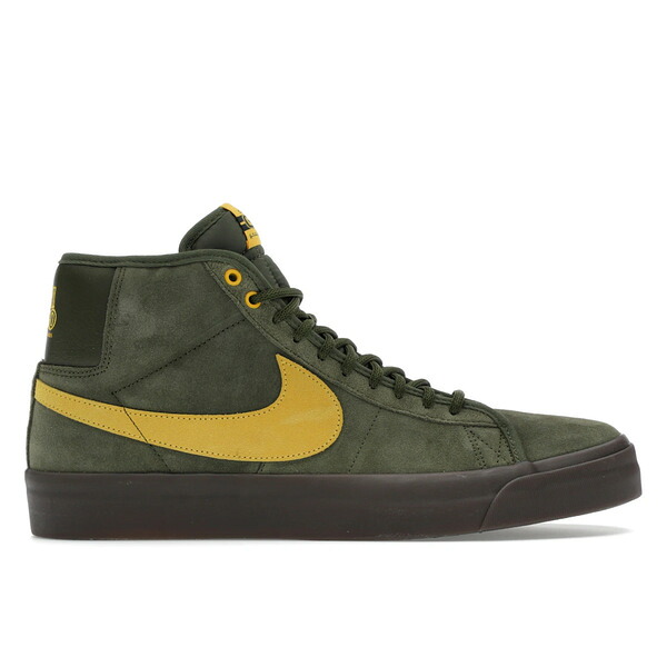 Nike ナイキ メンズ スニーカー  【Nike SB Zoom Blazer Mid Antihero Skateboards】  大いさ US_M_14 Rough Green/Amarillo/Rough Green