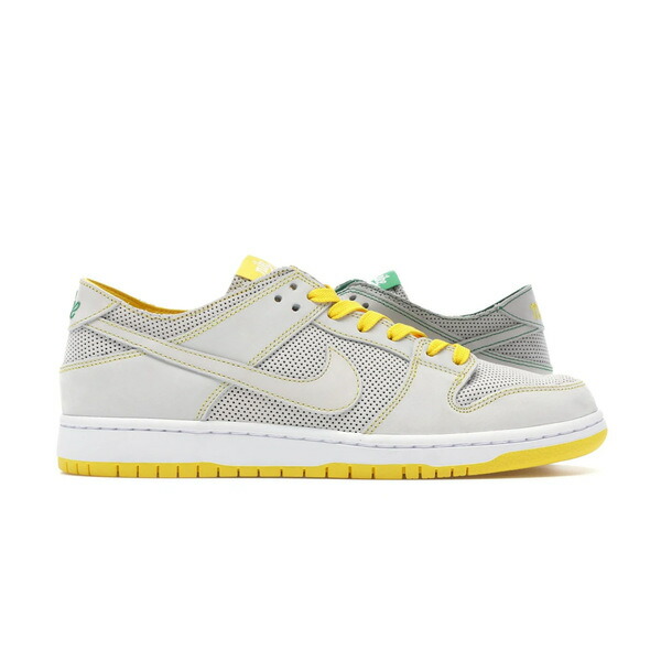Nike ナイキ メンズ スニーカー  【Nike SB Dunk Low Decon Ishod Wair Mismatch】  大きさ US_11.5(29.5珊) White/White-Aloe Verde-Tour Yellow