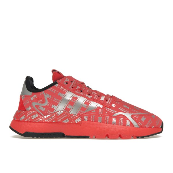 adidas アディダス メンズ スニーカー  【adidas Nite Jogger 3M Red】  大きさ US_11(29.0珊) Hi-Res Red/Silver Metallic/Hi-Res Red