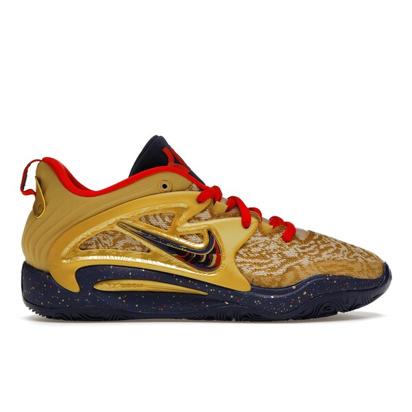 Nike ナイキ メンズ スニーカー  【Nike KD 15 Olympics Gold Medal】  大きさ US_7(25.0糎) Gold/Navy-Red