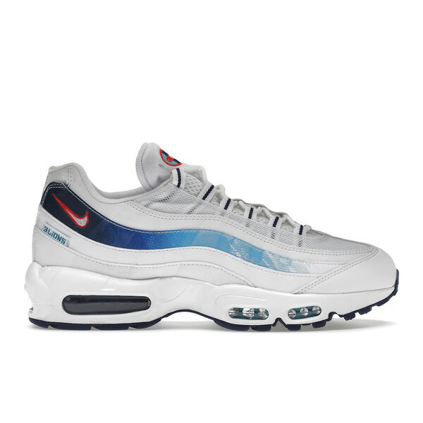 Nike ナイキ メンズ スニーカー  【Nike Air Max 95 3 Lions】  大いさ US_9(27.0糎) White/Challenge Red/Blue Void/White