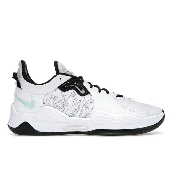 Nike ナイキ メンズ スニーカー  【Nike PG 5 Platinum Tint】  大いさ US_7.5(25.5糎) White/Glacier Blue/Platinum Tint/Multi-Color