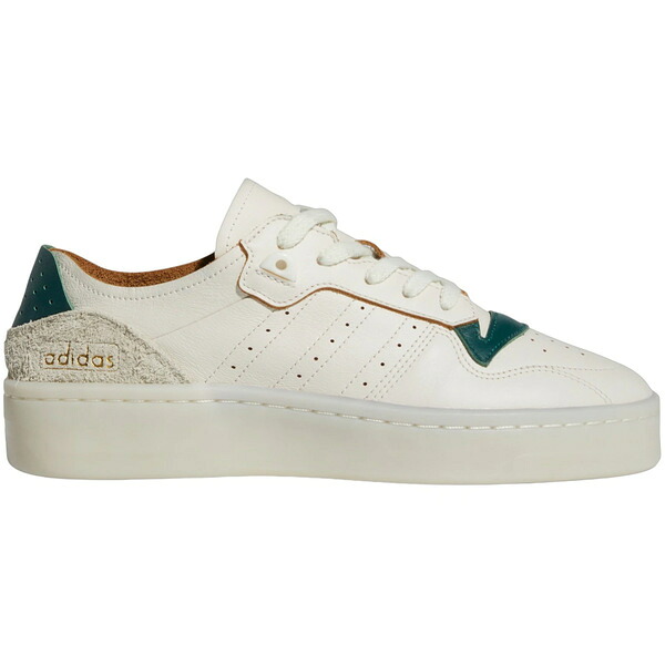 adidas アディダス メンズ スニーカー  【adidas Rivalry Low Cloud White Collegiate Green Ivory】  大いさ US_M_4.5 Cloud White/Collegiate Green/Ivory