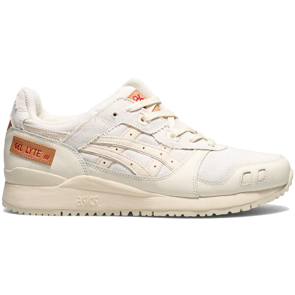 ASICS アシックス メンズ スニーカー  【ASICS Gel-Lyte III Okayama Denim White】  大きさ US_M_4.5 Cream White/Tan/Red