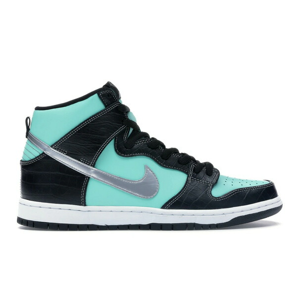 Nike ナイキ メンズ スニーカー  【Nike SB Dunk High Diamond Supply Co.】  大きさ US_8(26.0珊) Aqua/Chrome-Black