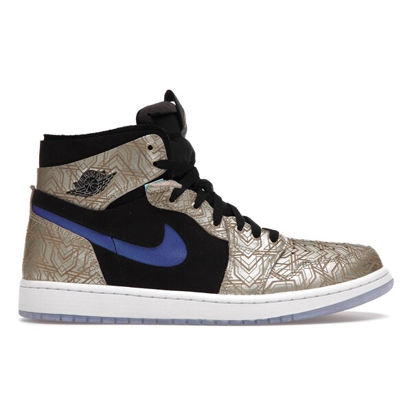 Jordan ジョーダン メンズ スニーカー  【Jordan 1 High Zoom Air CMFT Gold Laser】  大いさ US_9.5(27.5糎) Black/Gold/Blue