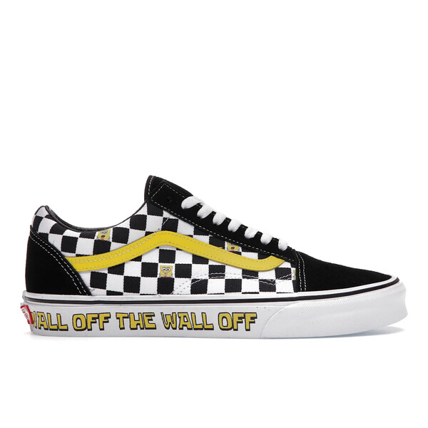 Vans バンズ メンズ スニーカー  【Vans Old Skool SpongeBob SquarePants Off The Wall】  大きさ US_8.5(26.5珊) Black/White/Yellow
